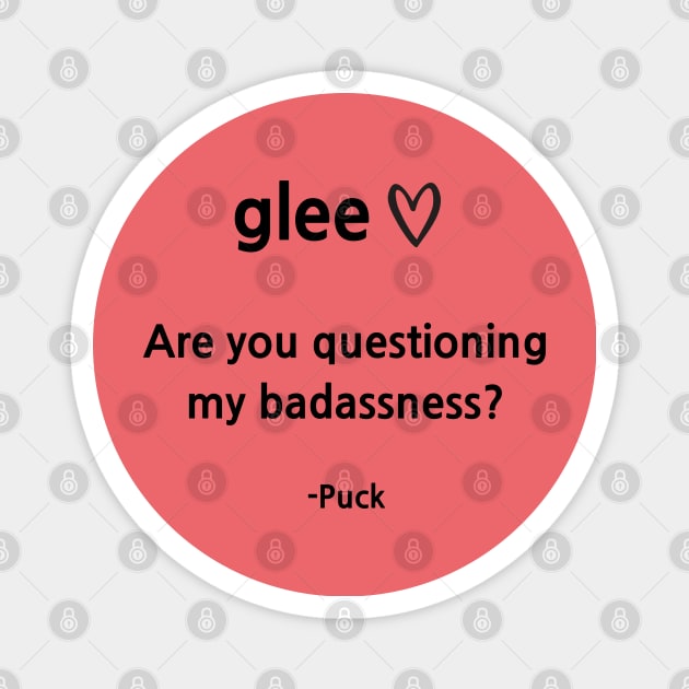 Glee/Puck Magnet by Said with wit